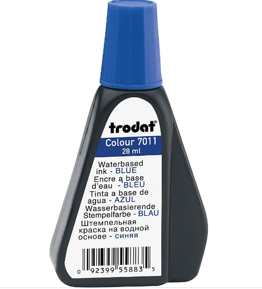 TRODAT mastilo za pecate 7011 plavo